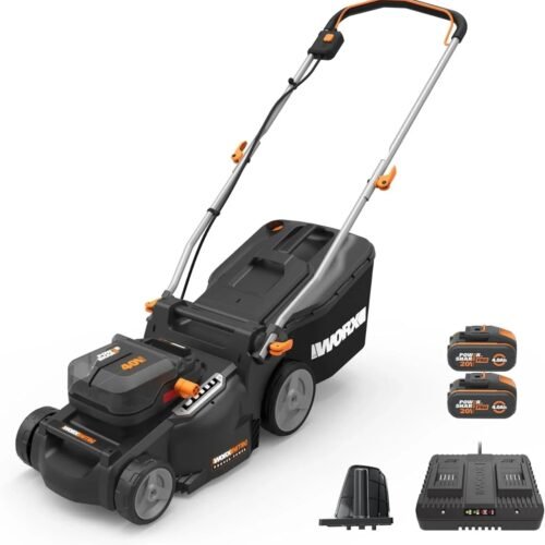 WORX Nitro 40V 16" Cordless Lawn Mowers w/Brushless Motor 2.0 & Intellicut.