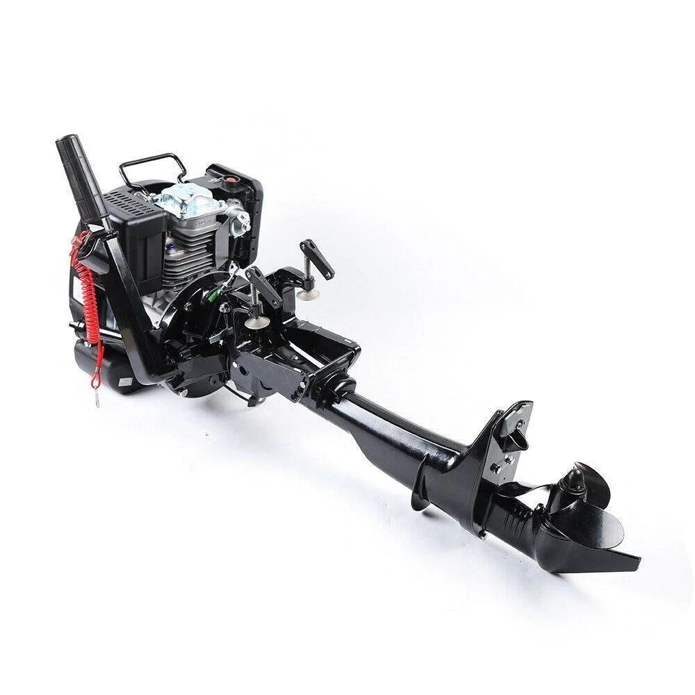 Hangkai Water Cooled 2 Stroke 6HP Outboard Motor Petrol Powered Engine - Image 3