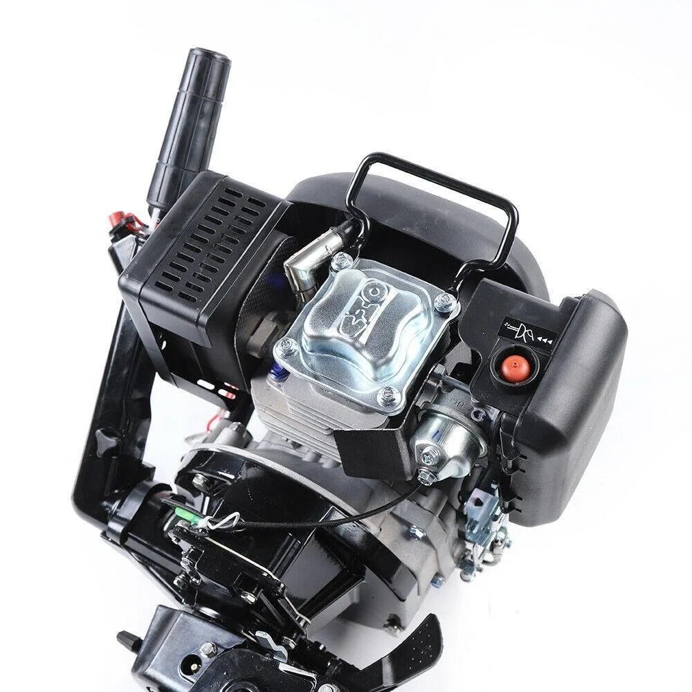Hangkai Water Cooled 2 Stroke 6HP Outboard Motor Petrol Powered Engine - Image 4