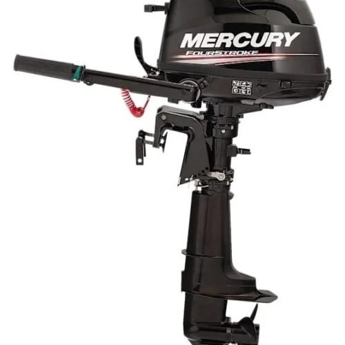 Mercury 5hp Tiller FourStroke Outboard Motor – 15" Shaft, Manual Tilt/Trim, Manual Start