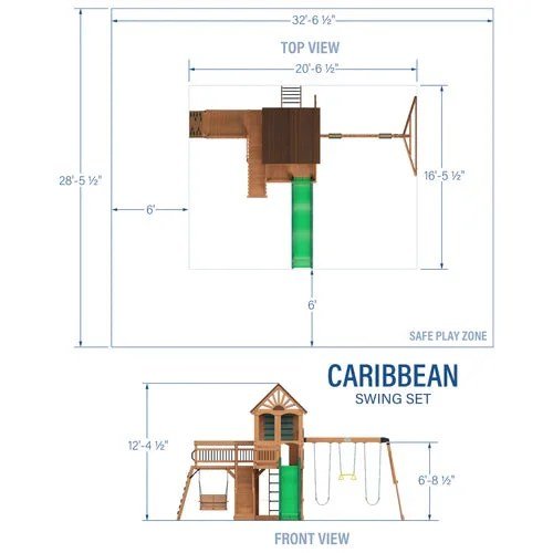 Backyard Discovery Caribbean Swing Set - Image 6