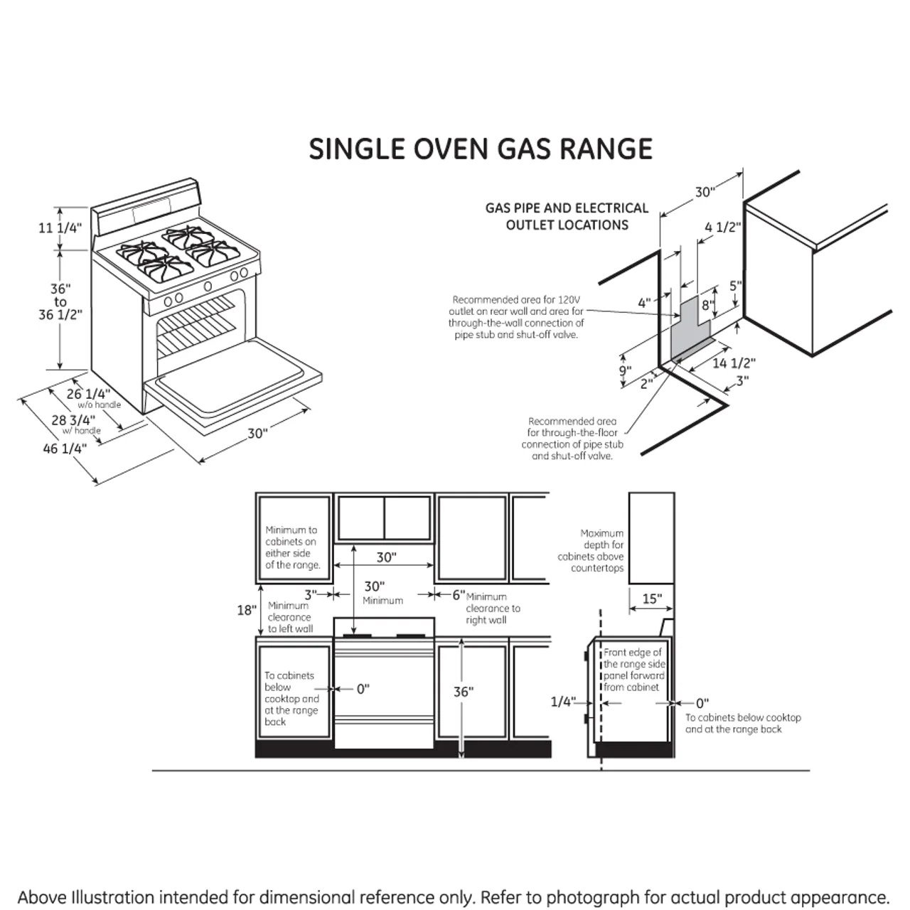 GE 30" Freestanding Gas Range - Image 14