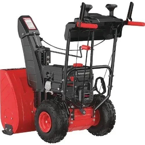 PowerSmart 26" 212cc Two Stage Gas Self Propelled Snow Blower with Electric Start - Image 2