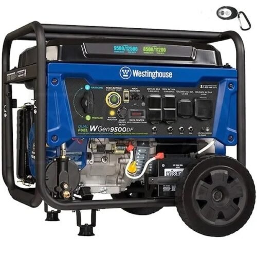 Westinghouse 12,500/9,500-Watt Tri-Fuel Portable EFI Generators.