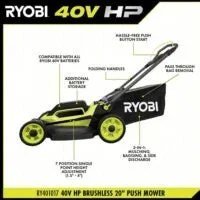 RYOBI 40V HP Brushless 20 in. Cordless Battery Walks Behind Push Mowers with 6.0 - Image 4
