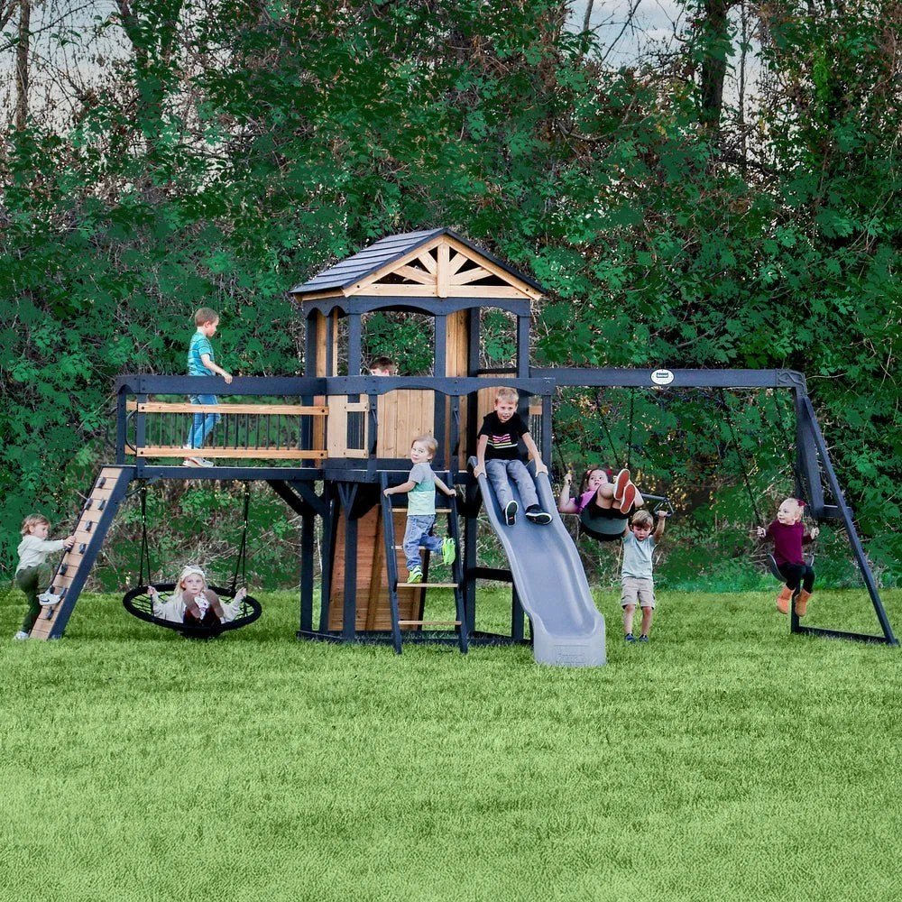 Backyard Discovery Timber Crossing Swing Set