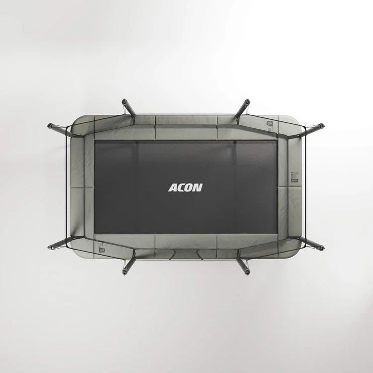 Acon 13 HD Rectangular Trampoline with Net and Ladder - Image 3