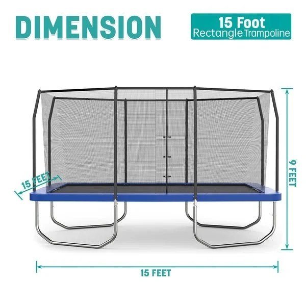 Skywalker 15' x 9' Rectangle Trampoline - Image 2