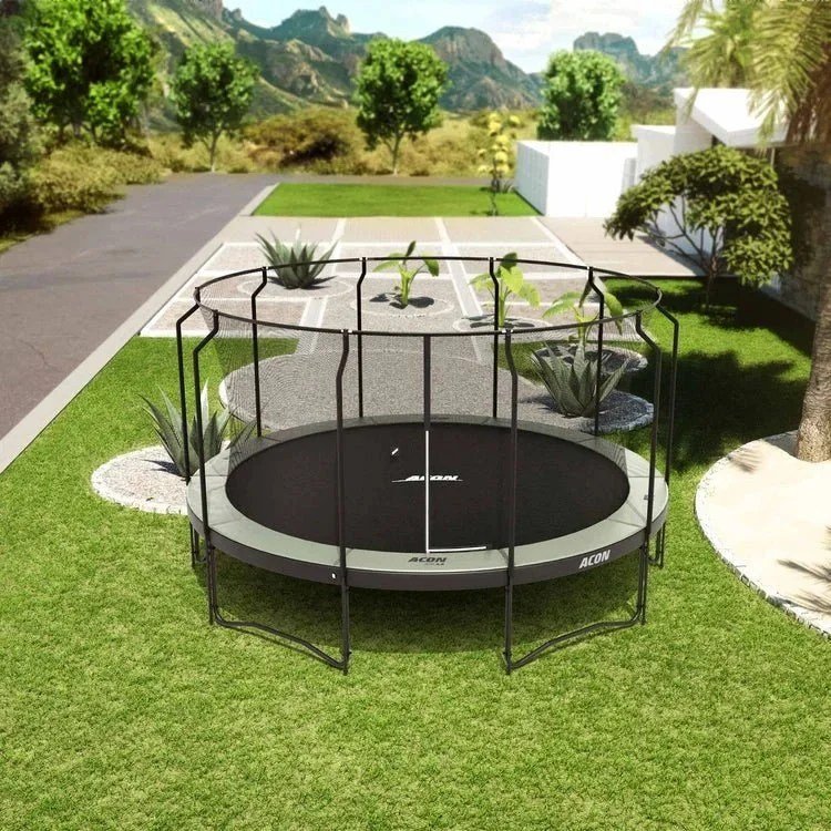 Acon Air 15ft Round Trampoline with Premium Net and Ladder - Image 2