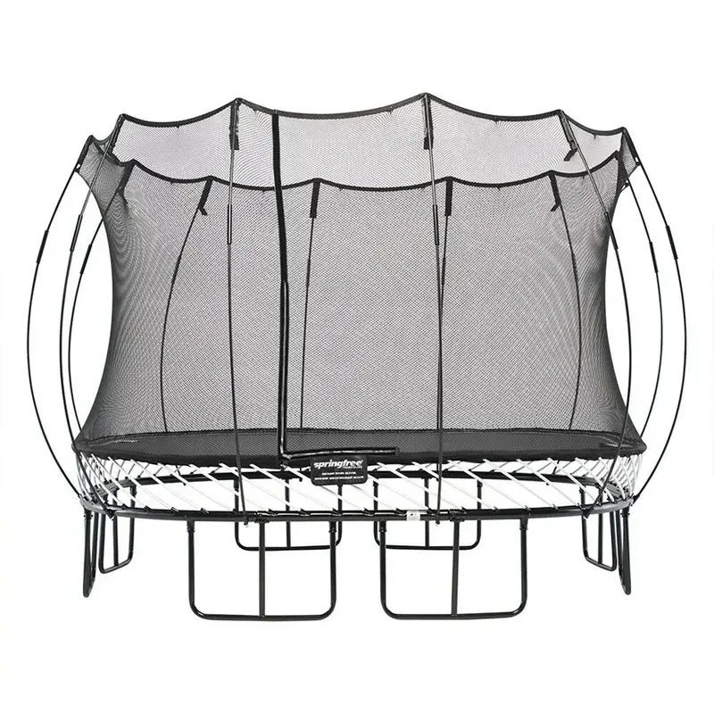 Springfree Kids 11 ft. Outdoor Large Square Trampoline with Enclosure