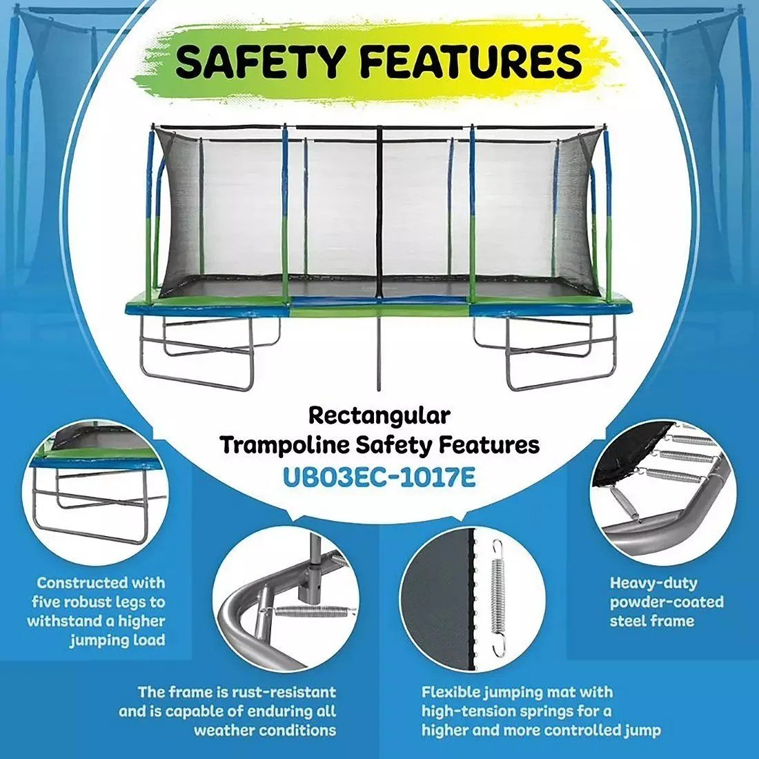 Upper Bounce Mega Trampoline 10' X 17' - Image 2