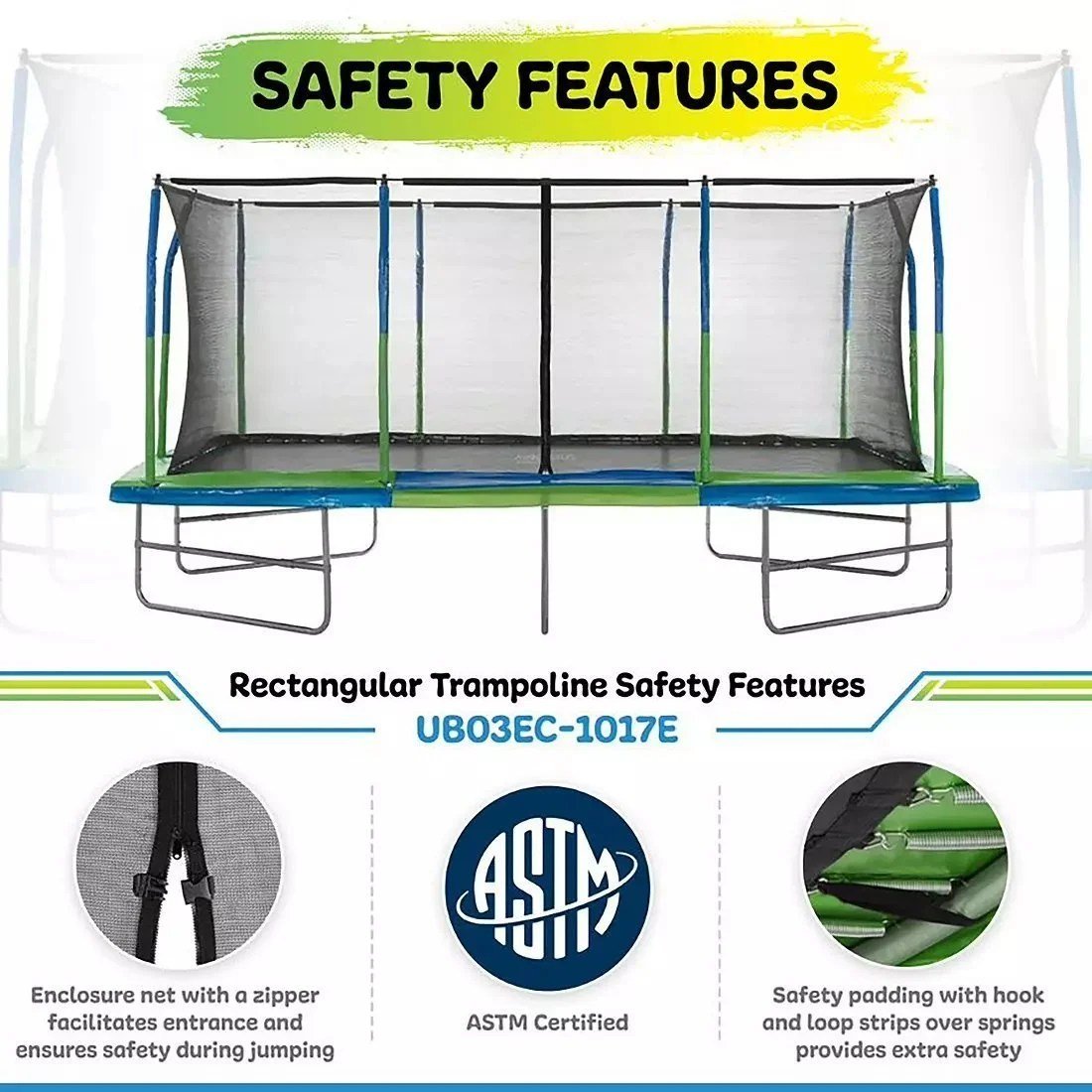 Upper Bounce Mega Trampoline 10' X 17' - Image 3