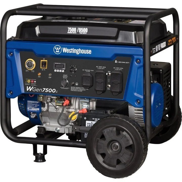 Westinghouse WGen7500c 9500 Peak Watt Portable Generator - Image 5