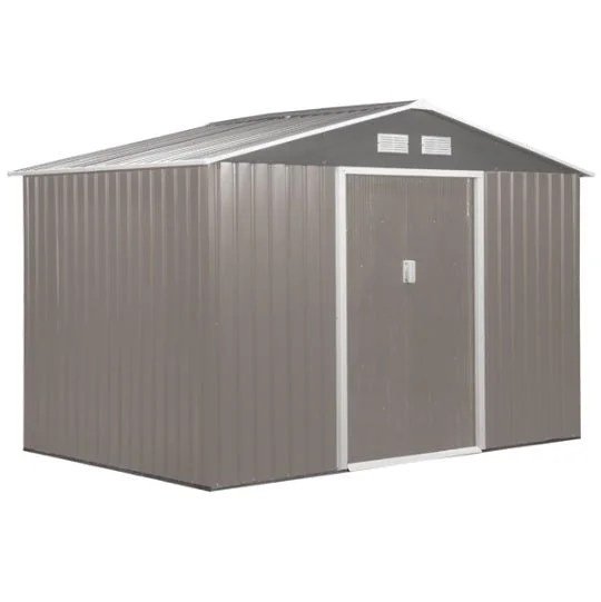 Large Outdoor Garden Storage Shed with Lockable Double Doors