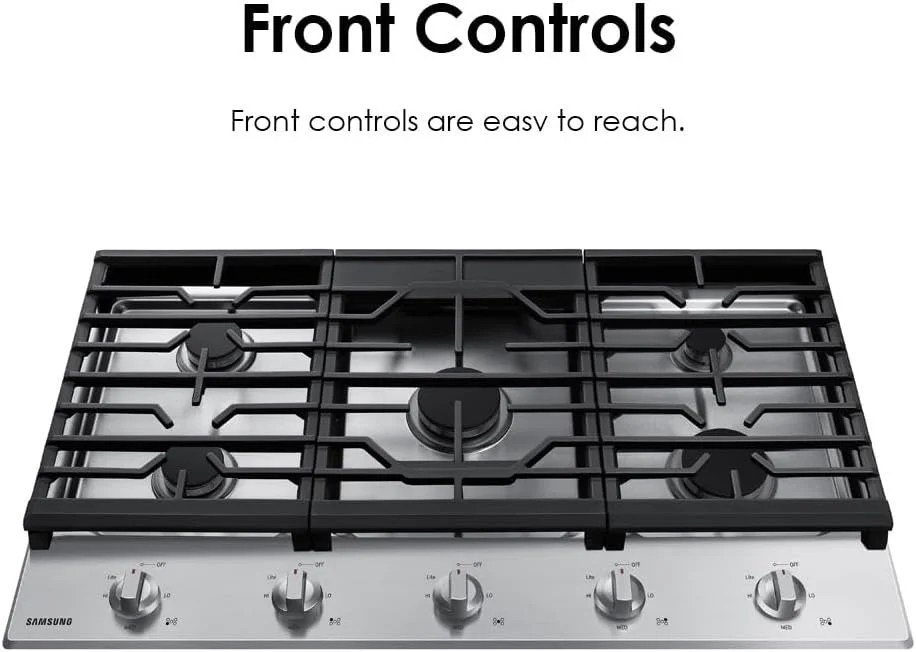Samsung 36" Gas Cooktop NA36R5310FS - Image 4