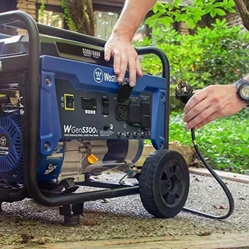 Westinghouse 6600 Peak Watt Home Backup Portable Generator, Transfer Switch Ready 30A Outlet, RV Ready 30A Outlets. - Image 4