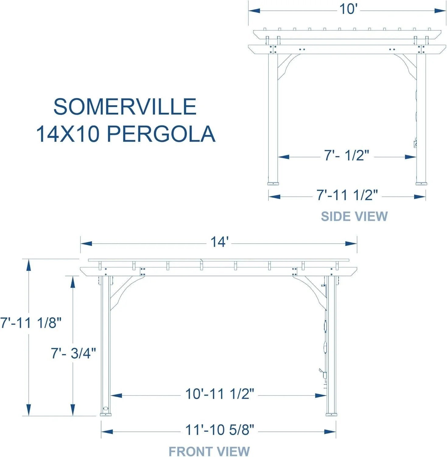 Backyard Discovery Somerville Pergola - Image 5