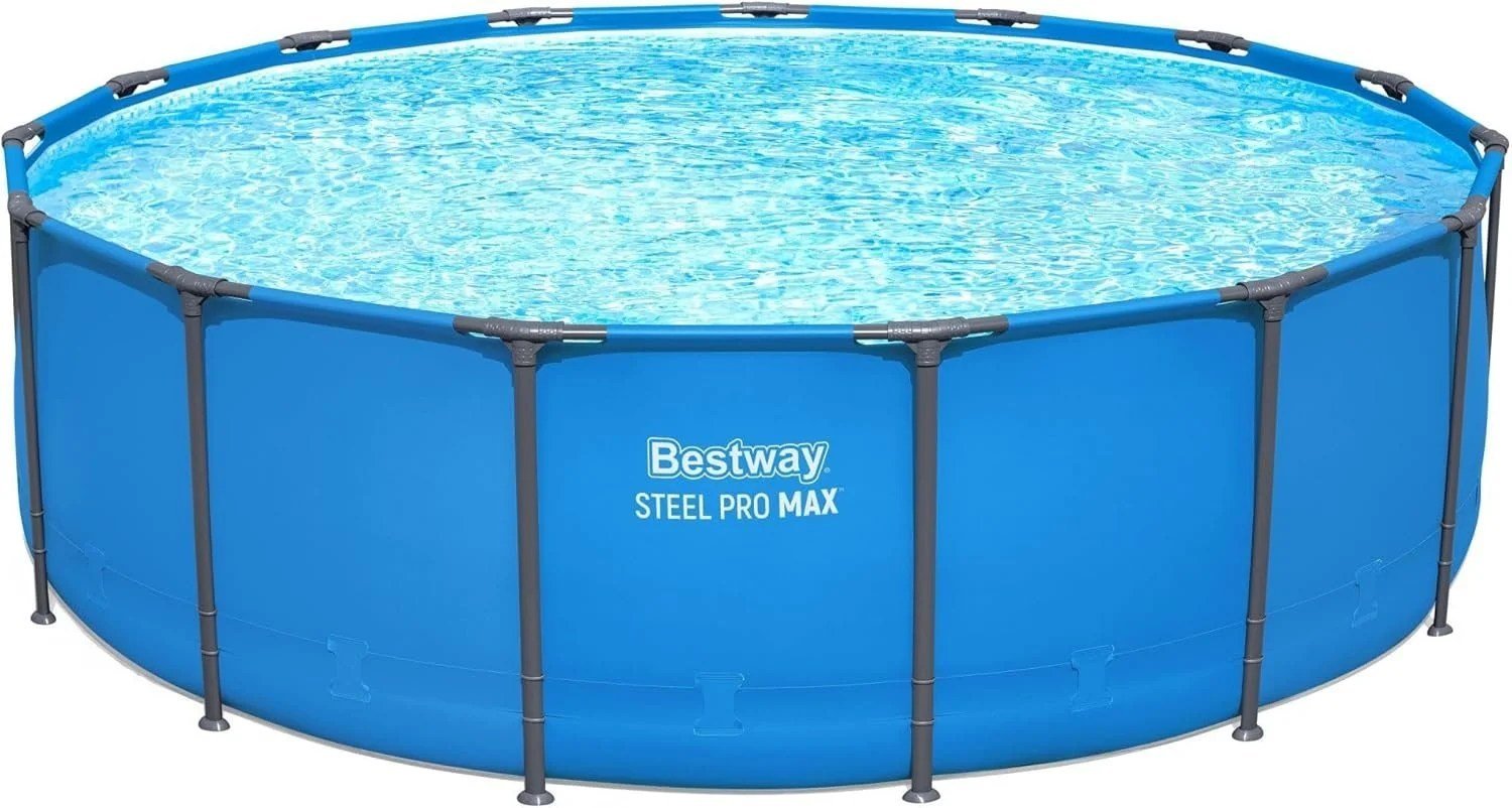 Bestway Steel Pro Max 15' x 48" Round Above Ground Pool Kit
