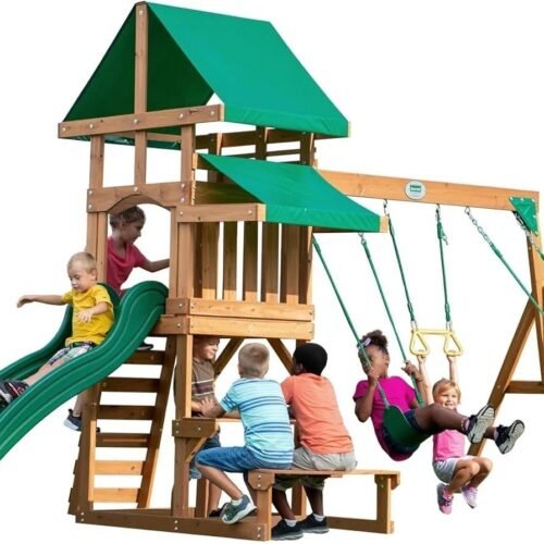 Backyard Discovery Belmont All Cedar Swing Set