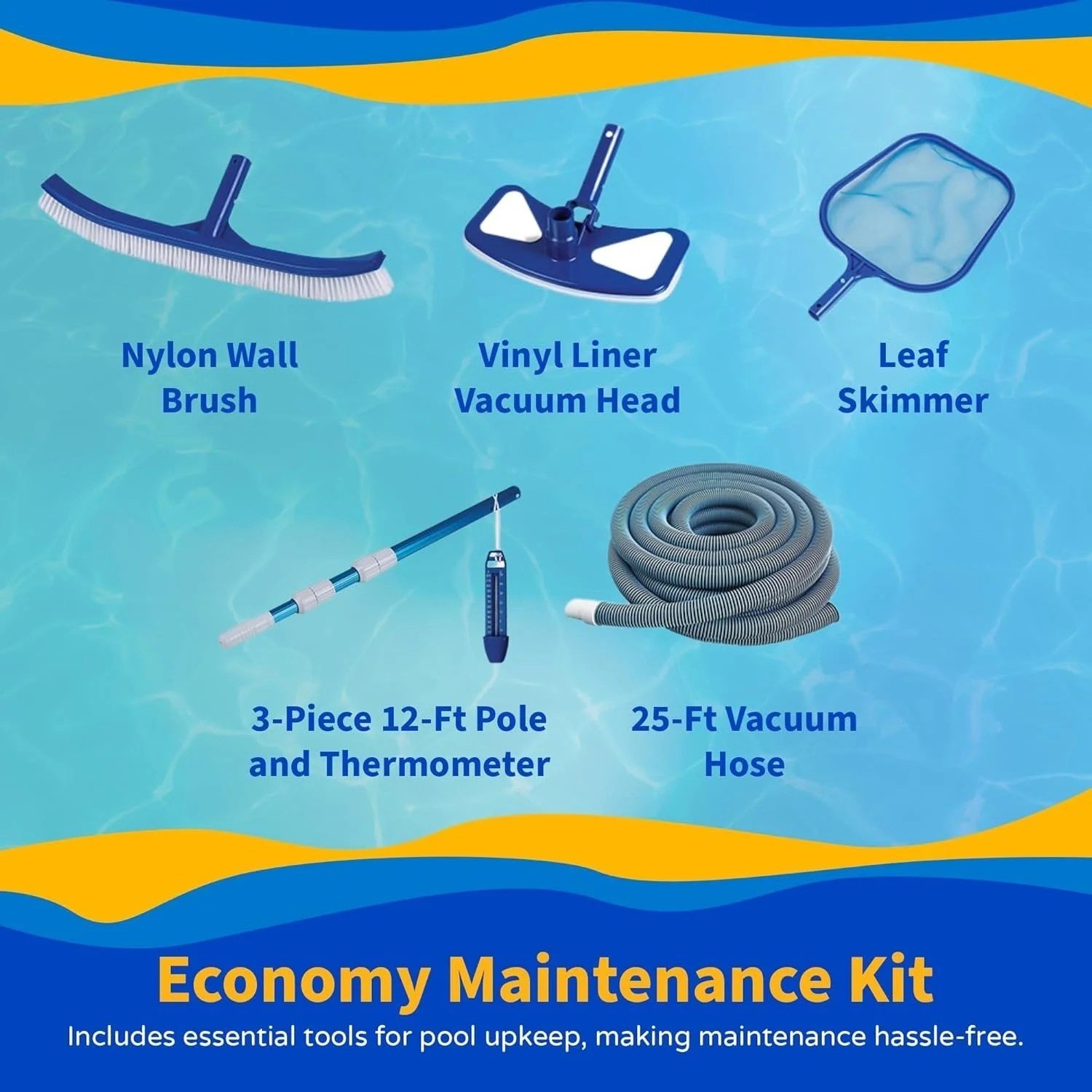 Blue Wave Belize 15' Round Above Ground Pool - Image 2