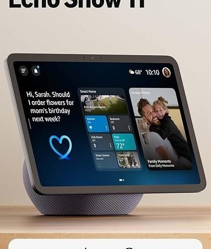 Amazon Echo Show 11 (newest model), Vibrant Full-HD 11" display with more viewing area and spatial audio, Designed for Alexa+, Graphite