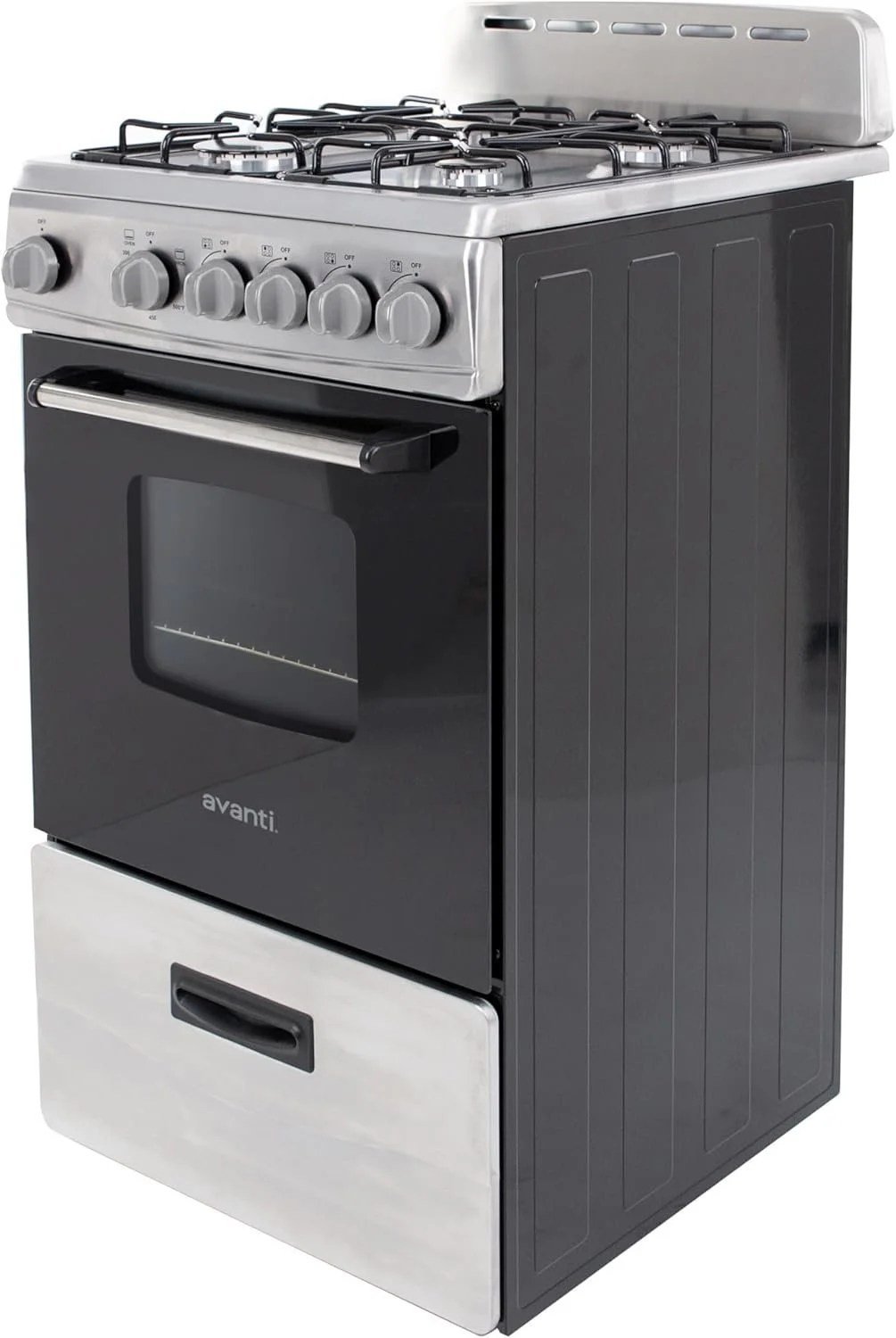 Avanti GR2013CSS 20" Freestanding Gas Range - Image 3