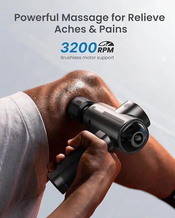 RENPHO Active Thermacool Massage Gun Deep Tissue with Heat and Cold, Mothers Day Gifts, FSA Eligible, Back Massager for Muscle Relief, HSA, Percussion Body Masajeador for Men Women Athletes, Portable - Image 2