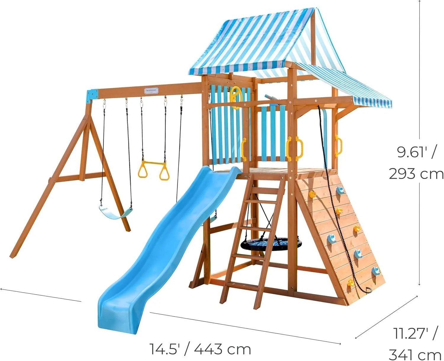 Teamson Kids Laguna Swing Set Playset - Image 2