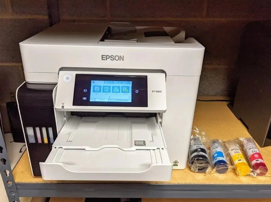 Epson EcoTank Pro ET-5850 Wireless Color All-in-One Supertank Printer C11CJ29201 - Image 11
