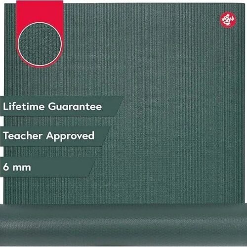 Manduka PRO Yoga Mat – 6mm | Lifetime Durability | Hygienic Construction | Premium Studio Quality | Teacher Approved