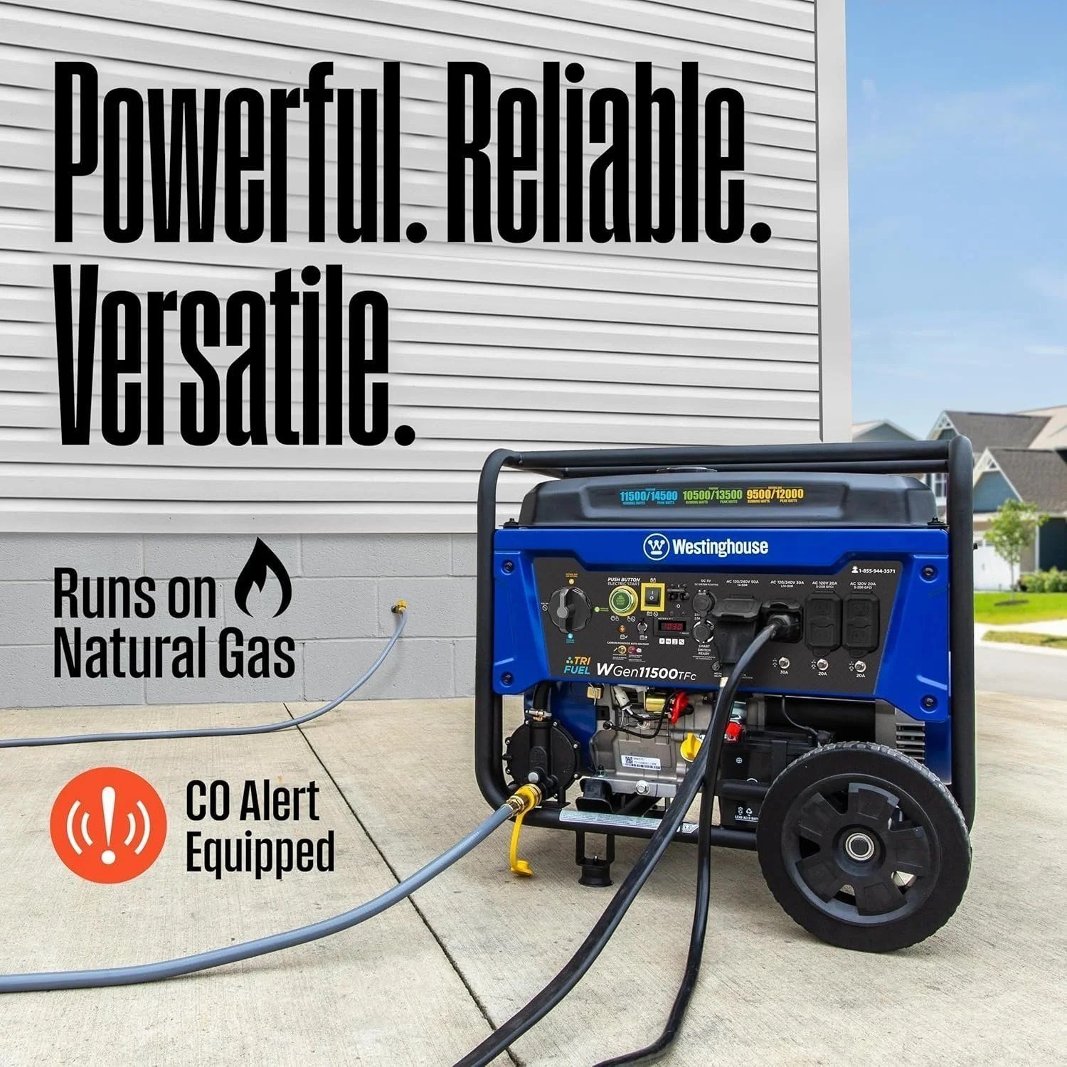 Westinghouse 14,500 Watt Tri-Fuel Portable Generator - Image 6