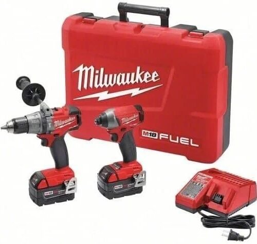 Milwaukee 2897-22 M18 Fuel 2-Tool Combo Kit, Red