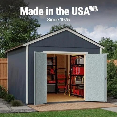 Handy Home Products Rookwood 10×12 Do-It-Yourself Wooden Storage Shed- Does not Include Floor kit, Paint, or Roofing Shingles - Image 3