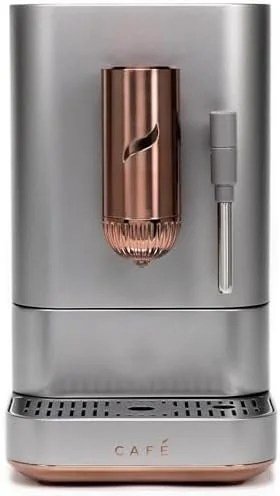 Café Affetto Automatic Espresso Machine + Milk Frother | Built-In & Adjustable Espresso Bean Grinder | One-Touch Brew in 90 Seconds | Steel Silver, 1.2 Liter, (C7CEBBS2RS3) - Image 7