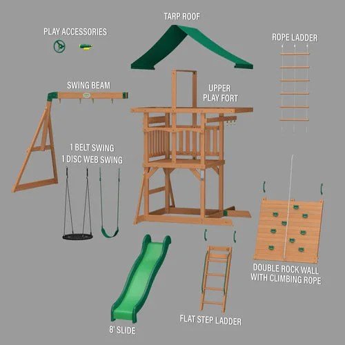 Backyard Discovery Grayson Peak Swing Set - Image 7