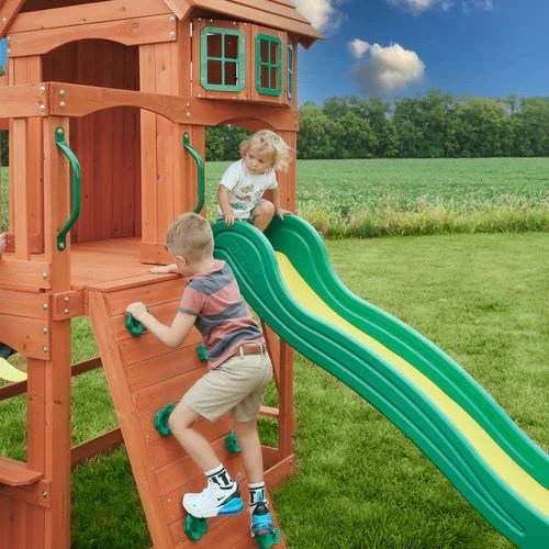 Backyard Discovery Atlantis Wooden Swing Set - Image 4