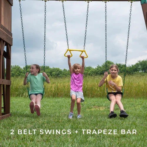 Backyard Discovery Skyfort III Swing Set - Image 3
