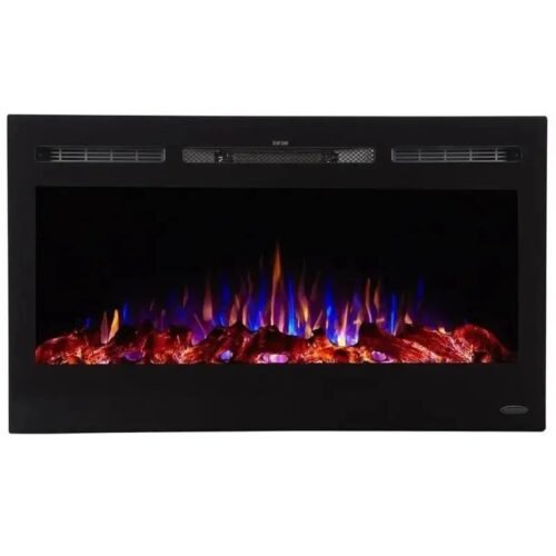 Touchstone Sideline 36-inch Electric Fireplaces.