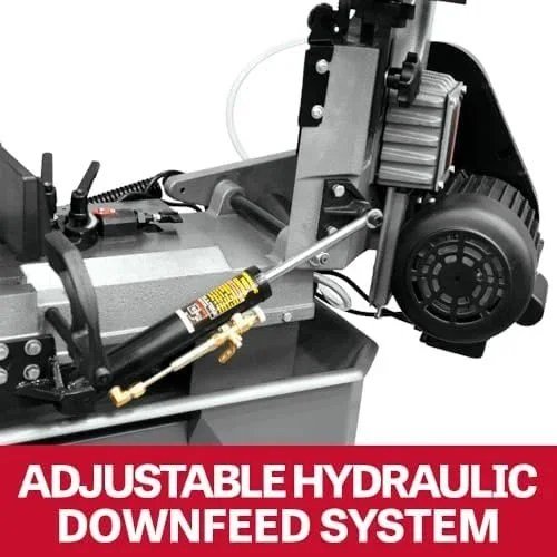 JET 7" x 12" Deluxe Horizontal/Vertical Bandsaw, 3/4 HP, 115/230V 1Ph (Model HVBS-712D)