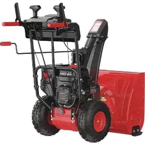 PowerSmart 26" 212cc Two Stage Gas Self Propelled Snow Blower with Electric Start - Image 3