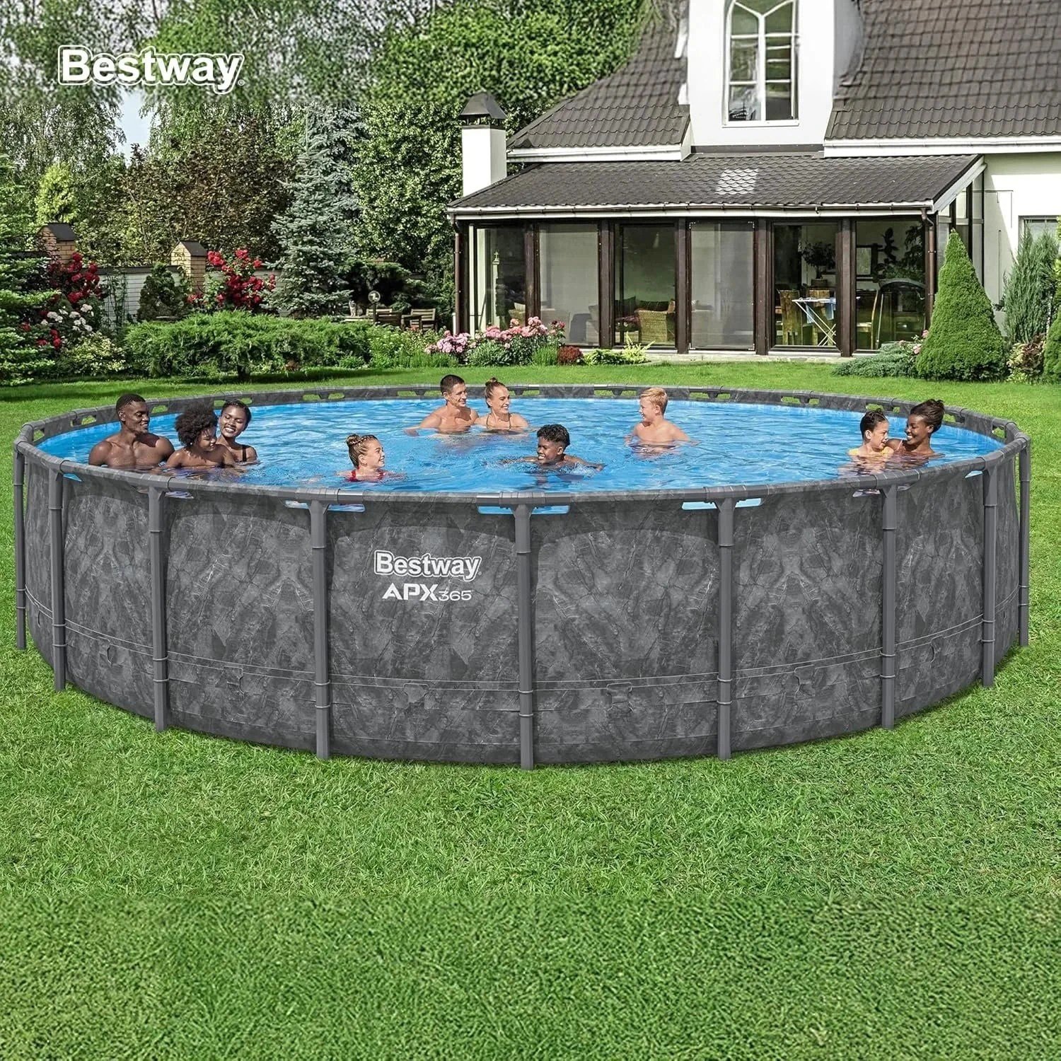 Bestway APX 365 16ft x 48 inches Round Above Ground Pool Sets - Image 2