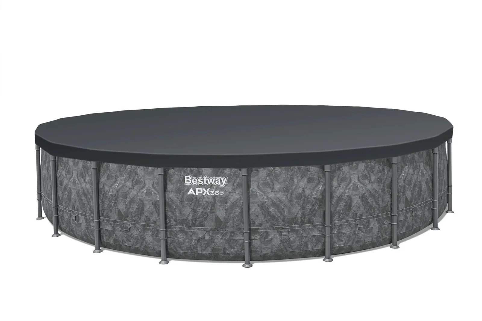 Bestway APX 365 22'x52" Round Above Ground Swimming Pool Set with Pump and Ladder - Image 4