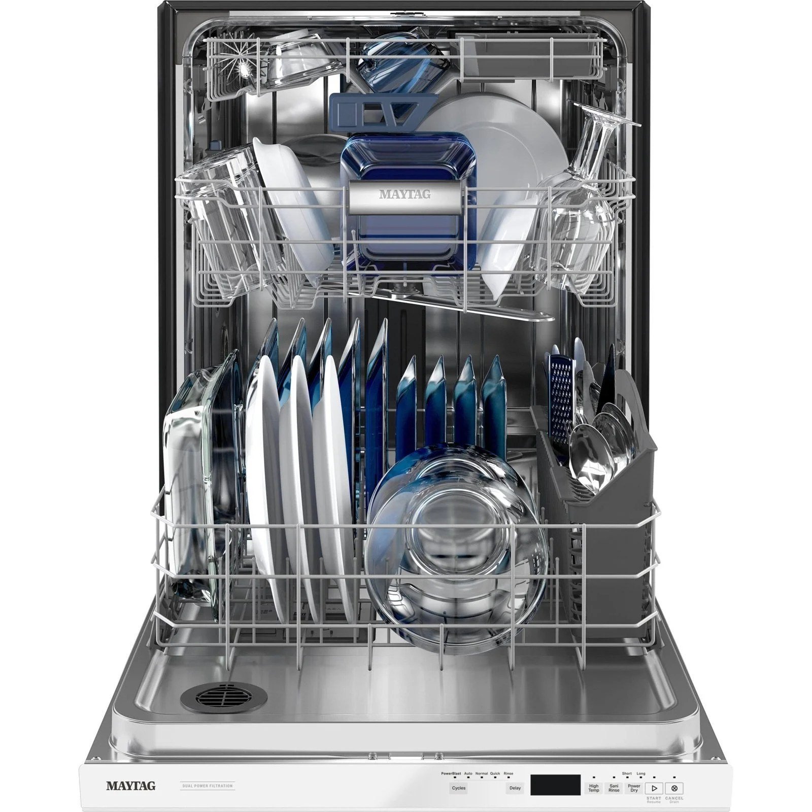 24" Top Control Dishwasher with Dual Power Filtration, PowerBlast® Cycle and 3rd Level Rack – 47 dBA - Image 11
