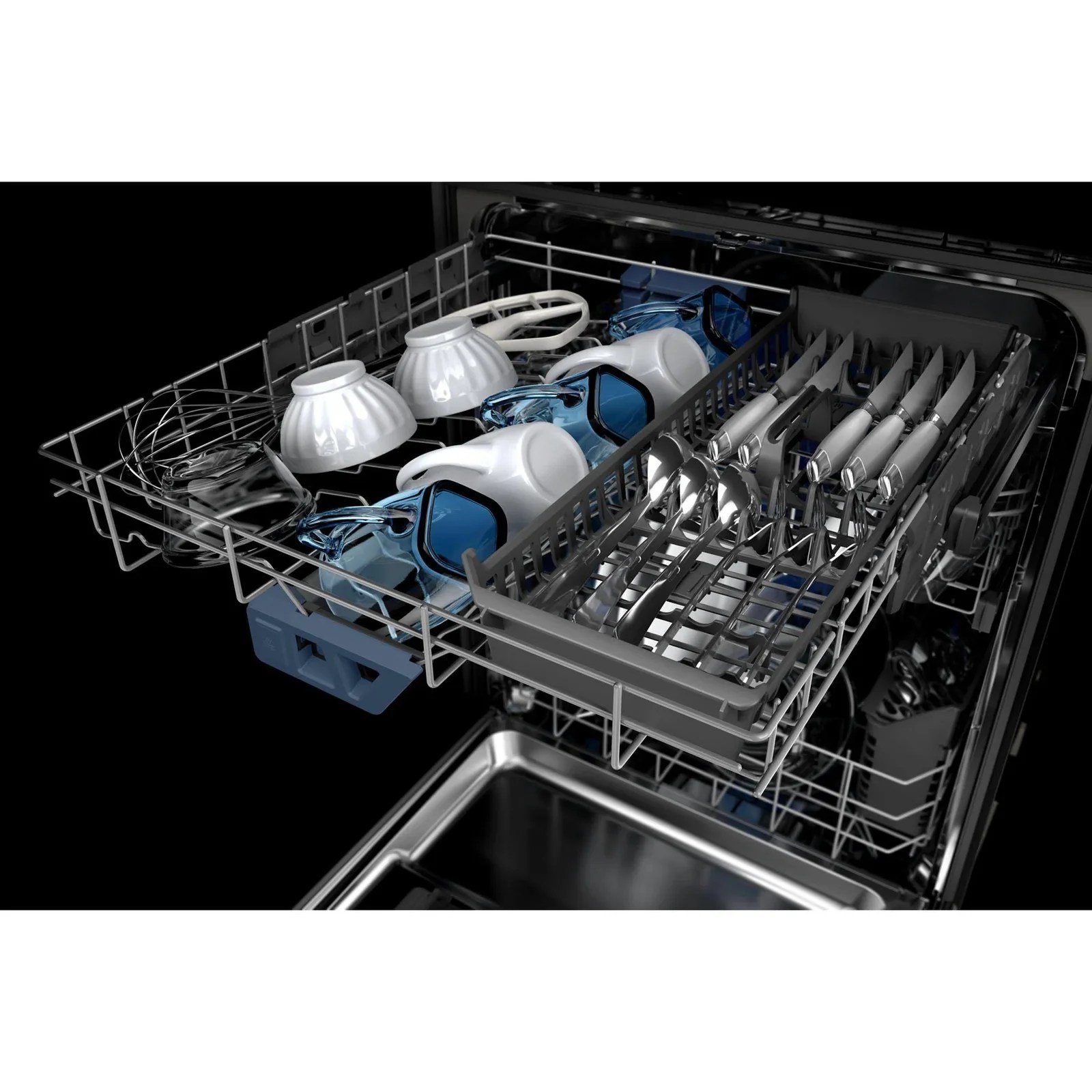 24" Top Control Dishwasher with Dual Power Filtration, PowerBlast® Cycle and 3rd Level Rack – 47 dBA - Image 8