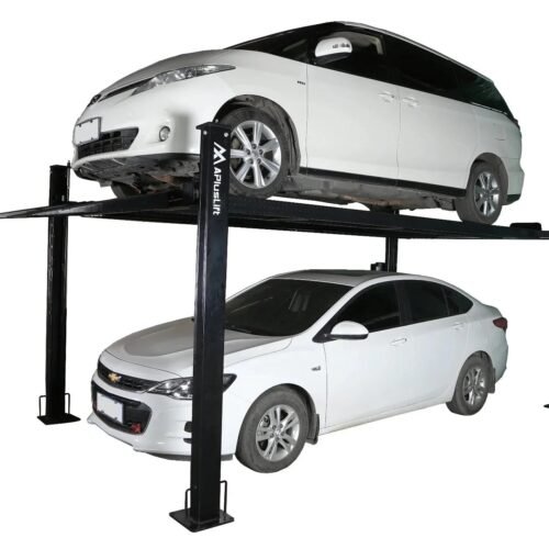 APlusLift HW-8S 8000LB 4-Posts Portable Storage Service Car Lift / 3 Year Warranty