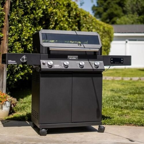 Monument Grills Denali 425 Black Smart Tech Propane Gas Grills