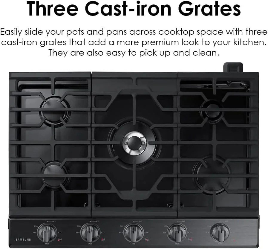Samsung 36" Gas Cooktops NA36N6555TS - Image 4